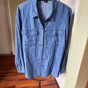 SANCTUARY MEN LONG SLEEVE SHIRT SZ MED EUC